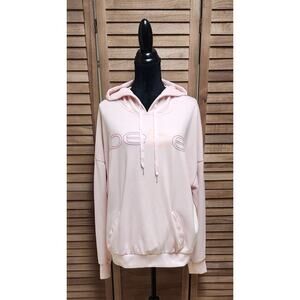 Bebe Sport Women’s Athletic Fleece Pink Plus Size 3X Hoodie Pullover Sweater